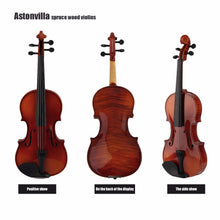 Astonvilla Spruce Solid Wooden 4/4 Violin