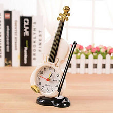 Violin Table Clock