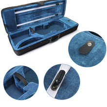 Black 4/4 Full Size Oblong Shape Violin Carry Hard Case