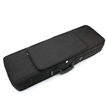 Black 4/4 Full Size Oblong Shape Violin Carry Hard Case