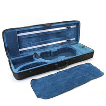Black 4/4 Full Size Oblong Shape Violin Carry Hard Case