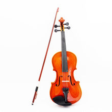 Full Size 4/4 Natural Acoustic Wood Violin with Case Bow for beginners