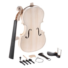 4/4 Full Size Natural Solid Wood Acoustic Violin